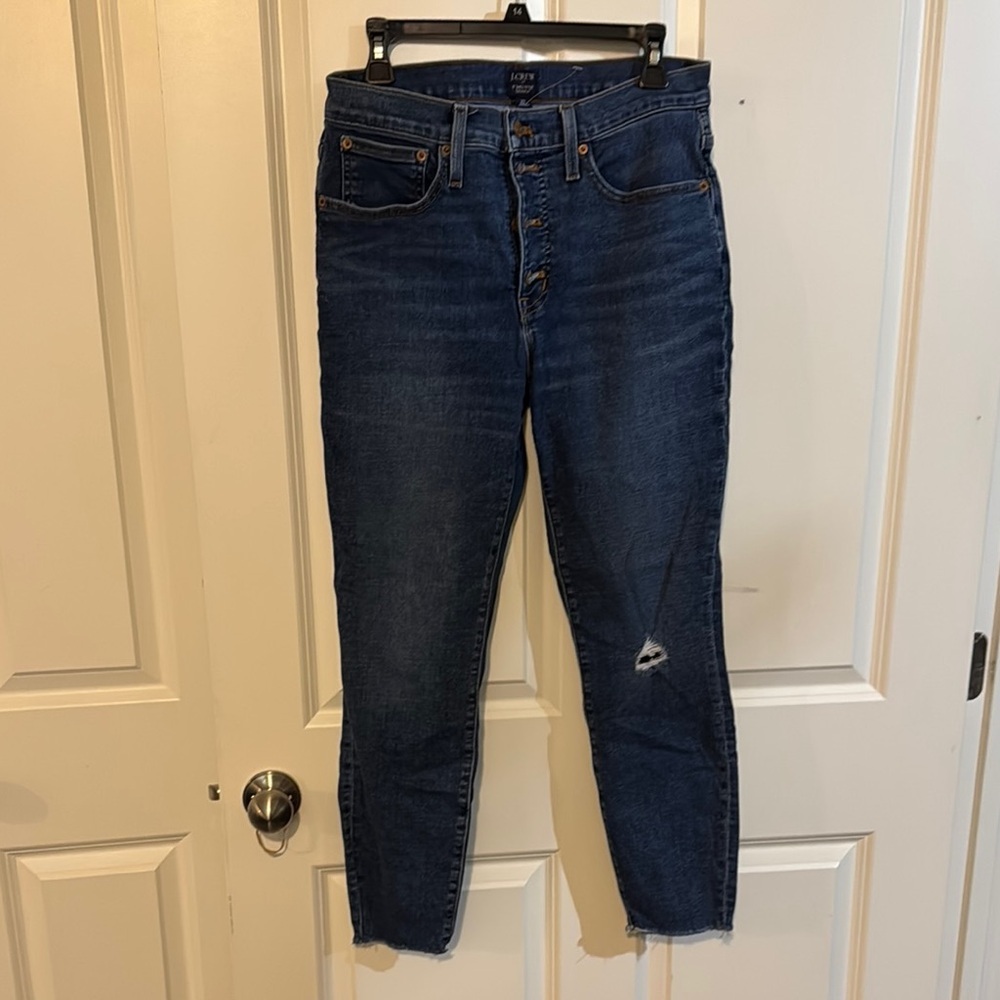 J. Crew Women's Dark Blue Skinny Jeans